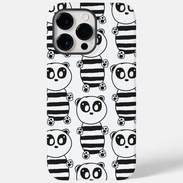 Coques Case-Mate iPhone Panda Kids (Verso)