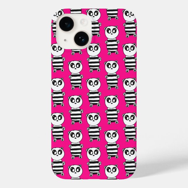 Coques Case-Mate iPhone Panda Kids (Verso)