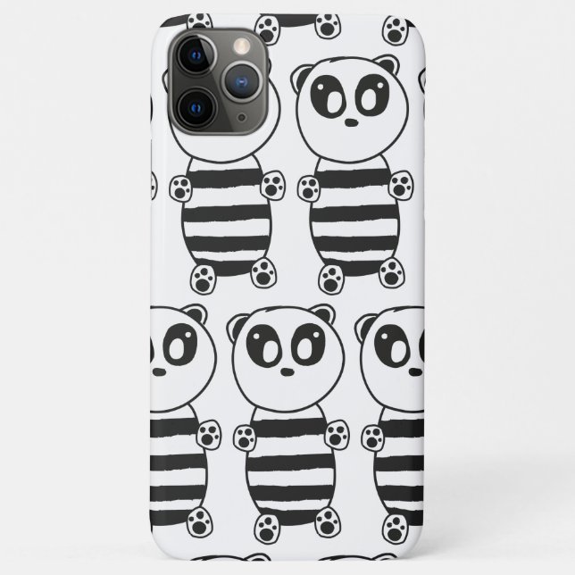 Coques Case-Mate iPhone Panda Kids (Dos)
