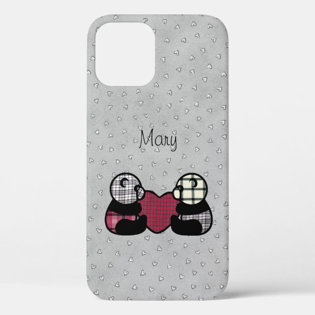 Coques Case-Mate iPhone Panda Love (Verso)