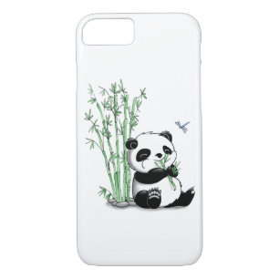 Coque Case-Mate Pour iPhone Panda mangeant le bambou