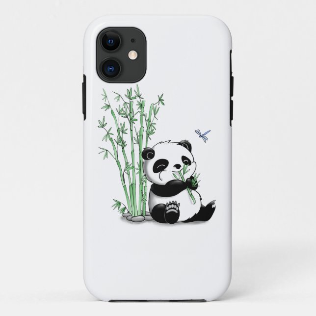 Coques Case-Mate iPhone Panda mangeant le bambou (Dos)