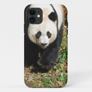 Coque iPhone 11 Panda noir et blanc
