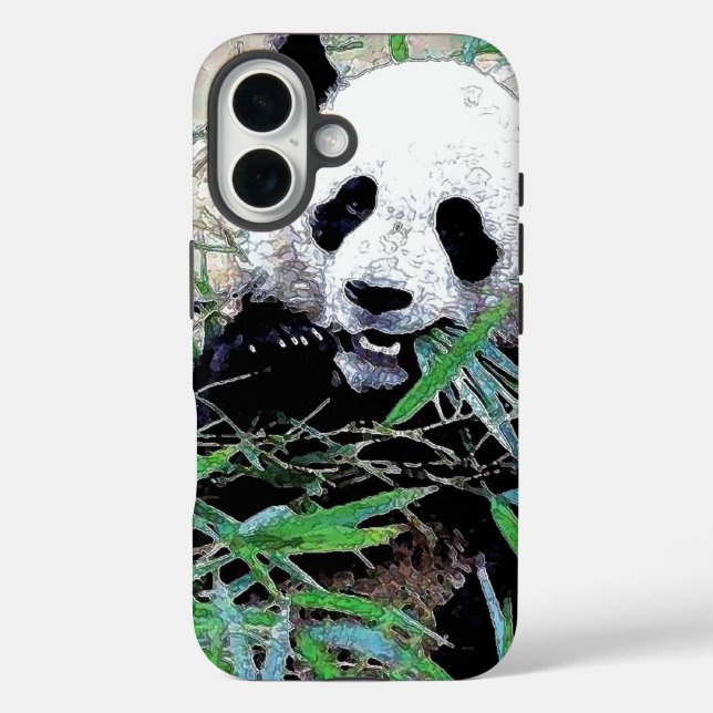 Coques Case-Mate iPhone Panda Pop Art (Verso)