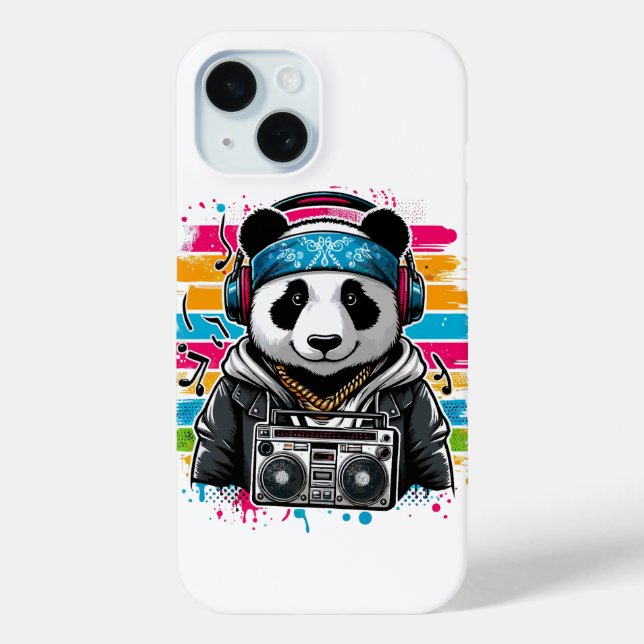 Coques Case-Mate iPhone Panda Rapper (Verso)