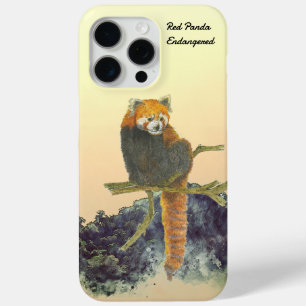Coque Case-Mate iPhone Panda rouge mignon peint à la main