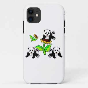Coques Pour iPhone Pandas de tournesol