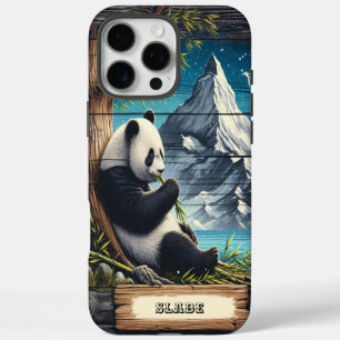 Coque iPhone 16 Pro Max Panda's Forest Hideaway : Bamboo Meal