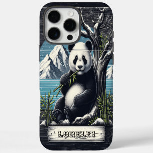 Coque iPhone 16 Pro Max Panda's Mountain Retreat : Bambou Plaisir
