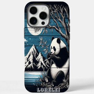 Coque iPhone 16 Pro Max Panda's Quiet Nook : Satisfaction Bambou