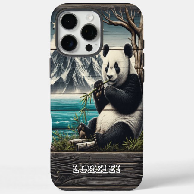 Coques Case-Mate iPhone Panda's Secluded Nook : Bambou Plaisir (Verso)