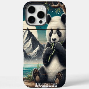 Coque iPhone 16 Pro Max Panda's Wooded Perch : Bamboo Indulgence