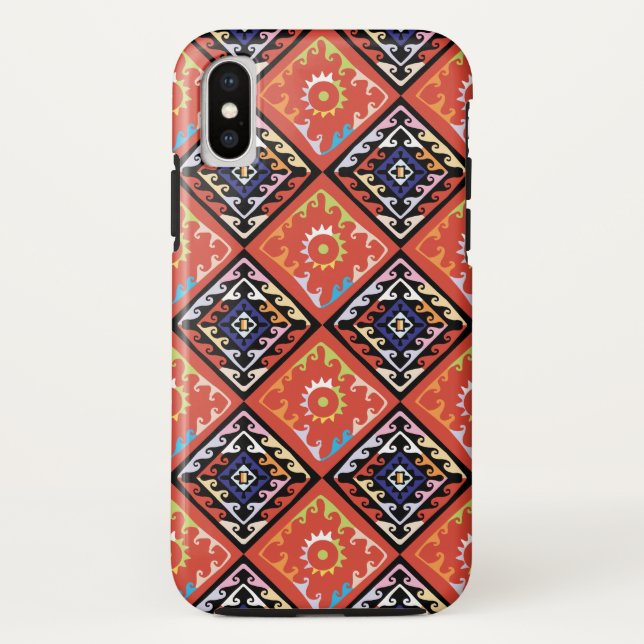 Coques Case-Mate iPhone Panier africain - Motif multiple (Dos)