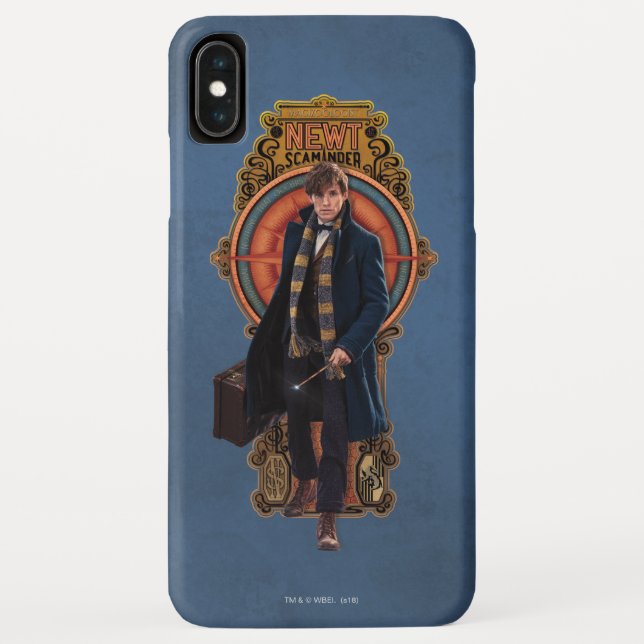 Coques Case-Mate iPhone Panneau Art Nouveau NEWT SCAMANDER™ Walking (Dos)