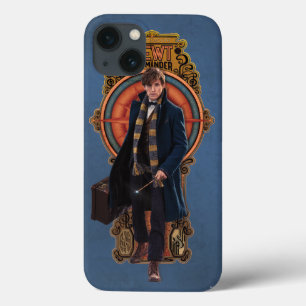 Etui iPhone 13 Panneau Art Nouveau NEWT SCAMANDER™ Walking
