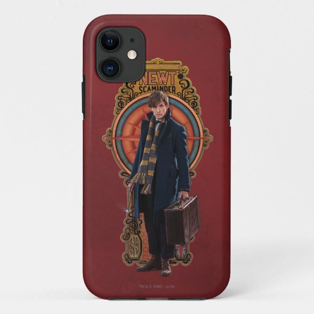 Coques Case-Mate iPhone Panneau Art nouveau permanent NEWT SCAMANDER™ (Dos)