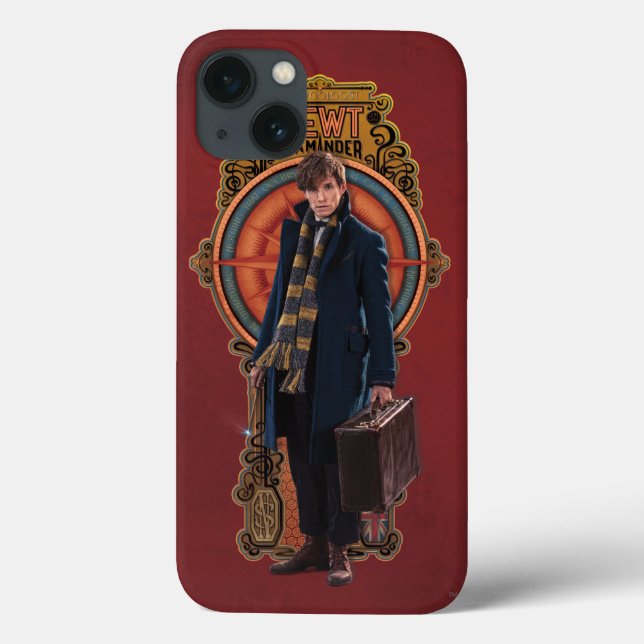 Coques Case-Mate iPhone Panneau Art nouveau permanent NEWT SCAMANDER™ (Verso)