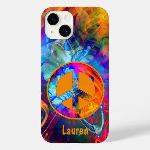 Coque Case-Mate iPhone Panneau de Paix Couleurs Gras et Flux de Lumière D