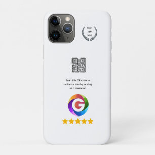 Case-Mate iPhone Case Panneau de table Google Reviews Socle de code QR