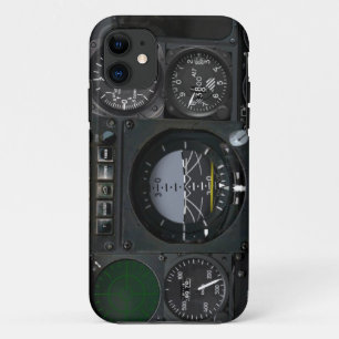 Coque iPhone 11 Panneau d'instrument d'avion