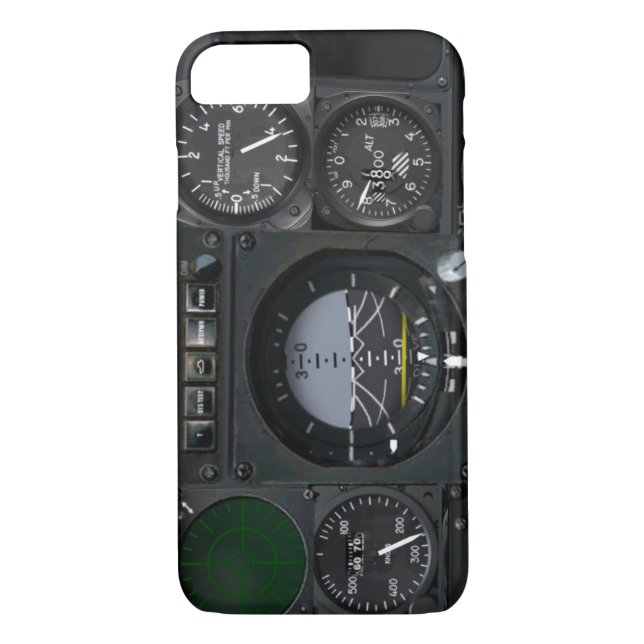 Coques Case-Mate iPhone Panneau d'instrument d'avion (Dos)