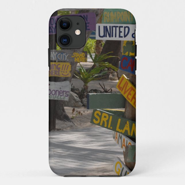 Coques Case-Mate iPhone Panneau indicateur Rum Point Grand Cayman (Dos)