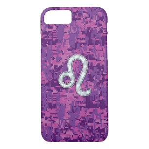 Case-Mate iPhone Case Panneau Leo Zodiac sur Fuchsia Camouflage