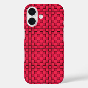 Coque Pour iPhone 16 Panneau rouge noir