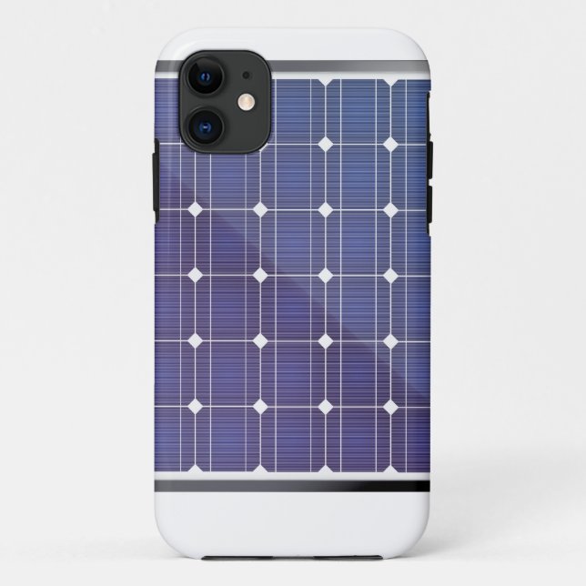 Coques Case-Mate iPhone Panneau solaire sur le blanc (Dos)