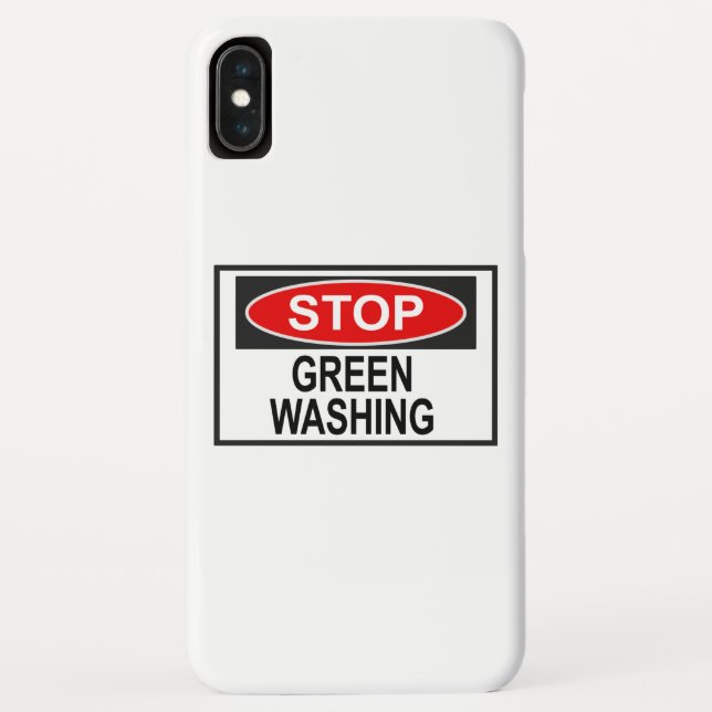 Coques Case-Mate iPhone Panneau Stop Greenwash (1) (Dos)