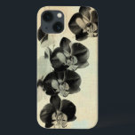 Coque Case-Mate iPhone Panneaux bleus orchidées III<br><div class="desc">Floral</div>