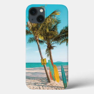 Case-Mate iPhone Case Panneaux de surf sur la plage lancer oreiller