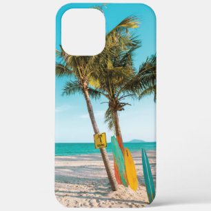 Case-Mate iPhone Case Panneaux de surf sur la plage lancer oreiller