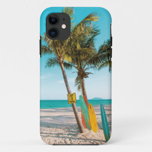 Case-Mate iPhone Case Panneaux de surf sur la plage lancer oreiller