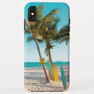 Case-Mate iPhone Case Panneaux de surf sur la plage lancer oreiller