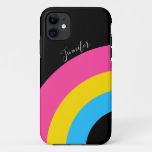 Case-Mate iPhone Case Pansexual Fierté Rainbow drapeau Jolie Monogramme