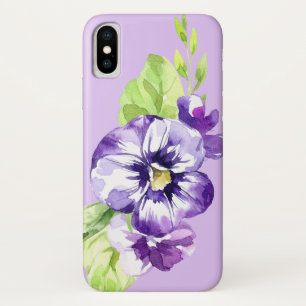 Case-Mate iPhone Case Pansies violettes sur le boîtier de téléphone cell