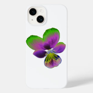 Coque Case-Mate iPhone Pansy pourpre et vert
