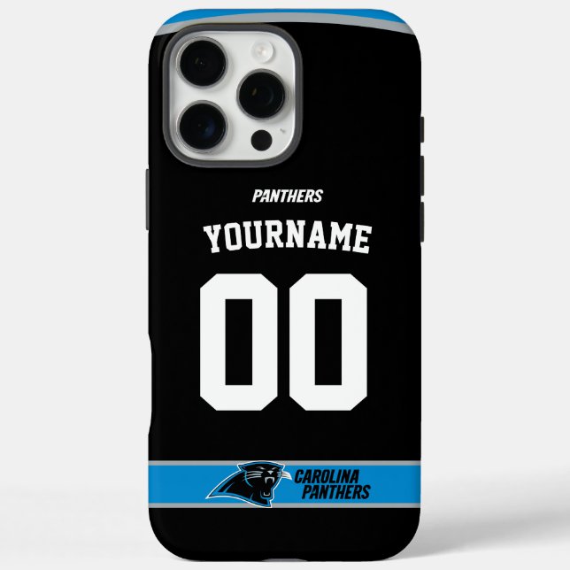 Coques Case-Mate iPhone Panthers personnalisées Jersey Football américain (Verso)