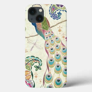 iPhone 13 Case Paon bleu majestueux