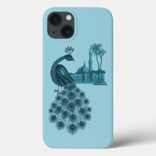 Coque Case-Mate iPhone Paon Bleu Romantique