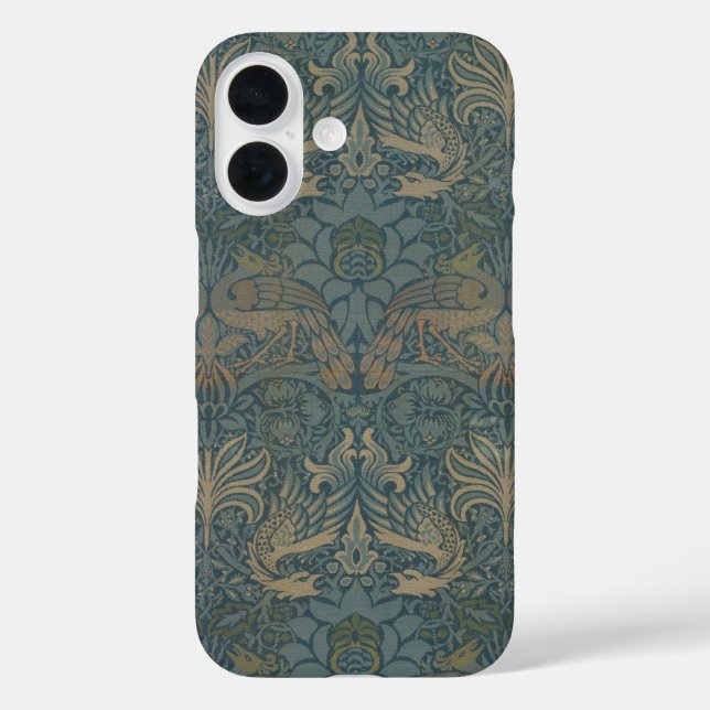 Coques Case-Mate iPhone Paon et Dragon par William Morris (Verso)