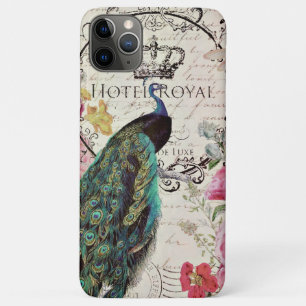 Coque Case-Mate iPhone Paon et fleurs de printemps
