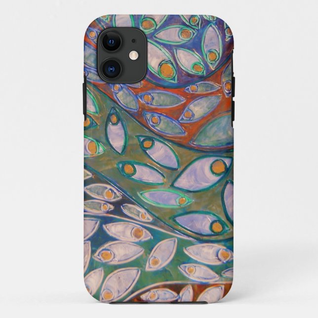 Coques Case-Mate iPhone Paons de l'eau (peinture) (Dos)