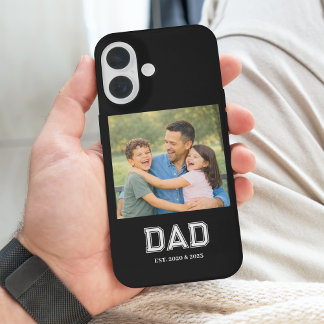Coque Pour iPhone 16 Papa a établi la typographie moderne de photo Nouv