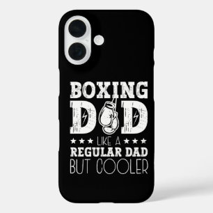 Coque Pour iPhone 16 Papa boxeur comme un papa normal mais plus cool