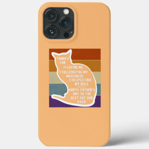 Case-Mate iPhone Case Papa Chat Rétro Joyeuse Fête des Pères De la part