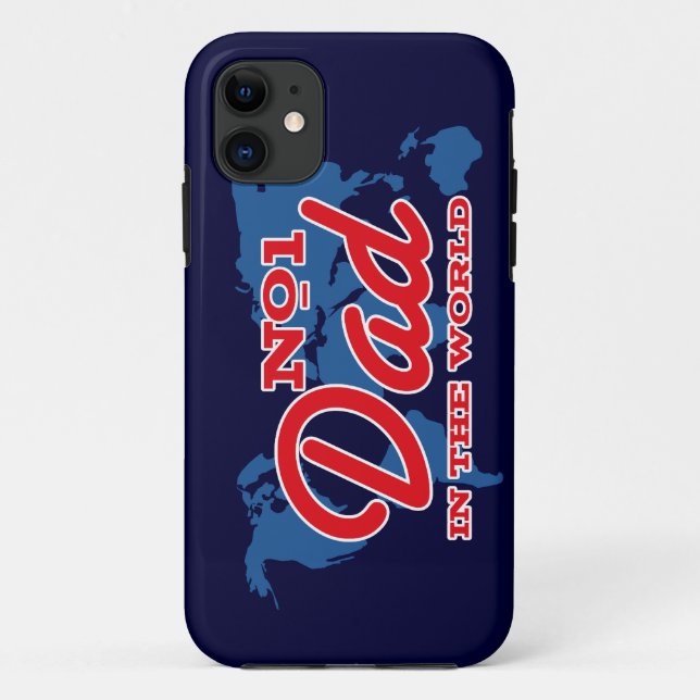 Coques Case-Mate iPhone Papa du numéro 1 de carte (Dos)