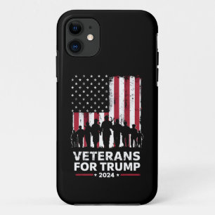 Case-Mate iPhone Case Papa Grand-père vétérans pour Trump 2024 Drapeau a