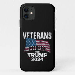 Case-Mate iPhone Case Papa Grand-père vétérans pour Trump 2024 Drapeau a
